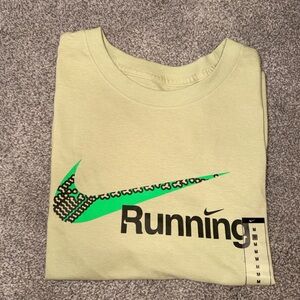 Nike Light Green Running Tee